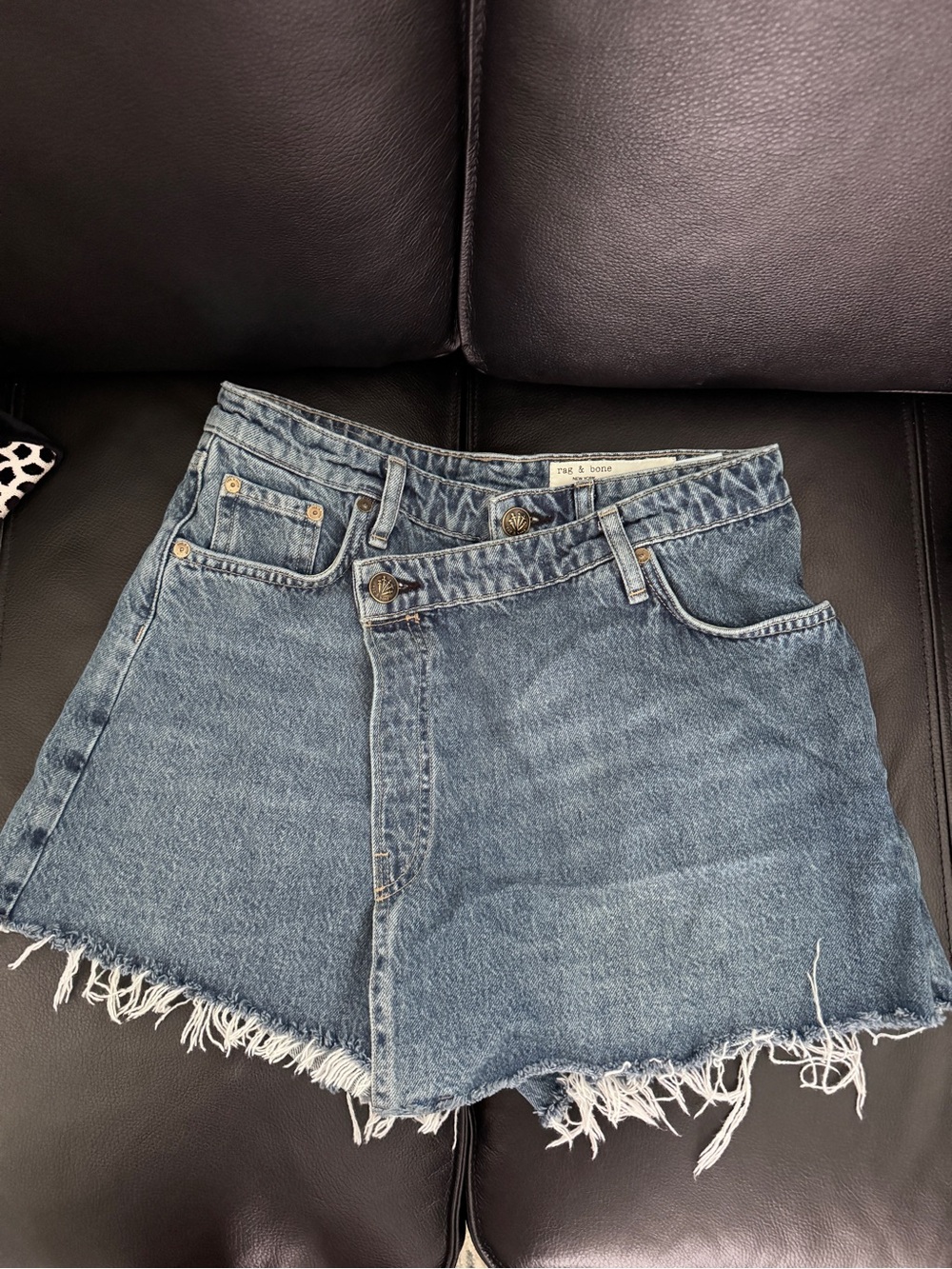 rag & bone Light Blue Denim Skort Jeans Shorts Size 27